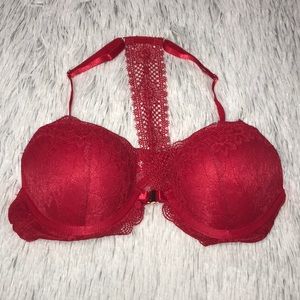34B Sexy Red Lace Bra